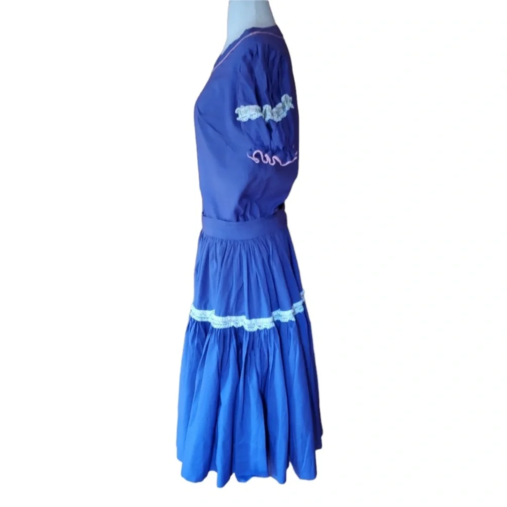 Vintage‎ Unlabeled Western Square Dance Skirt Set - Picture 5 of 6
